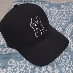47 Brand New York Yankees Black Baseball Cap